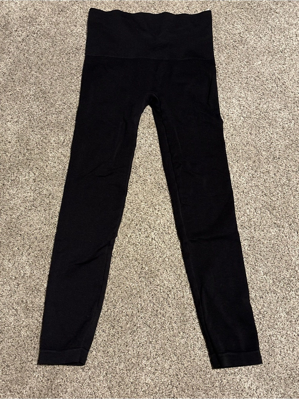 SPANX Black High-Waist Leggings